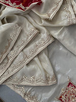 Load image into Gallery viewer, Royal Cosmos Silk Saree with Heavy Gota Patti Handwork | Pure Oseriya Bandhani Blouse | Saree Ghar Jaipur