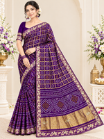 Load image into Gallery viewer, Traditional Rajasthani Ghatchola Saree | Heavy Lakdi Patta Palla &amp; Cutdana Handwork