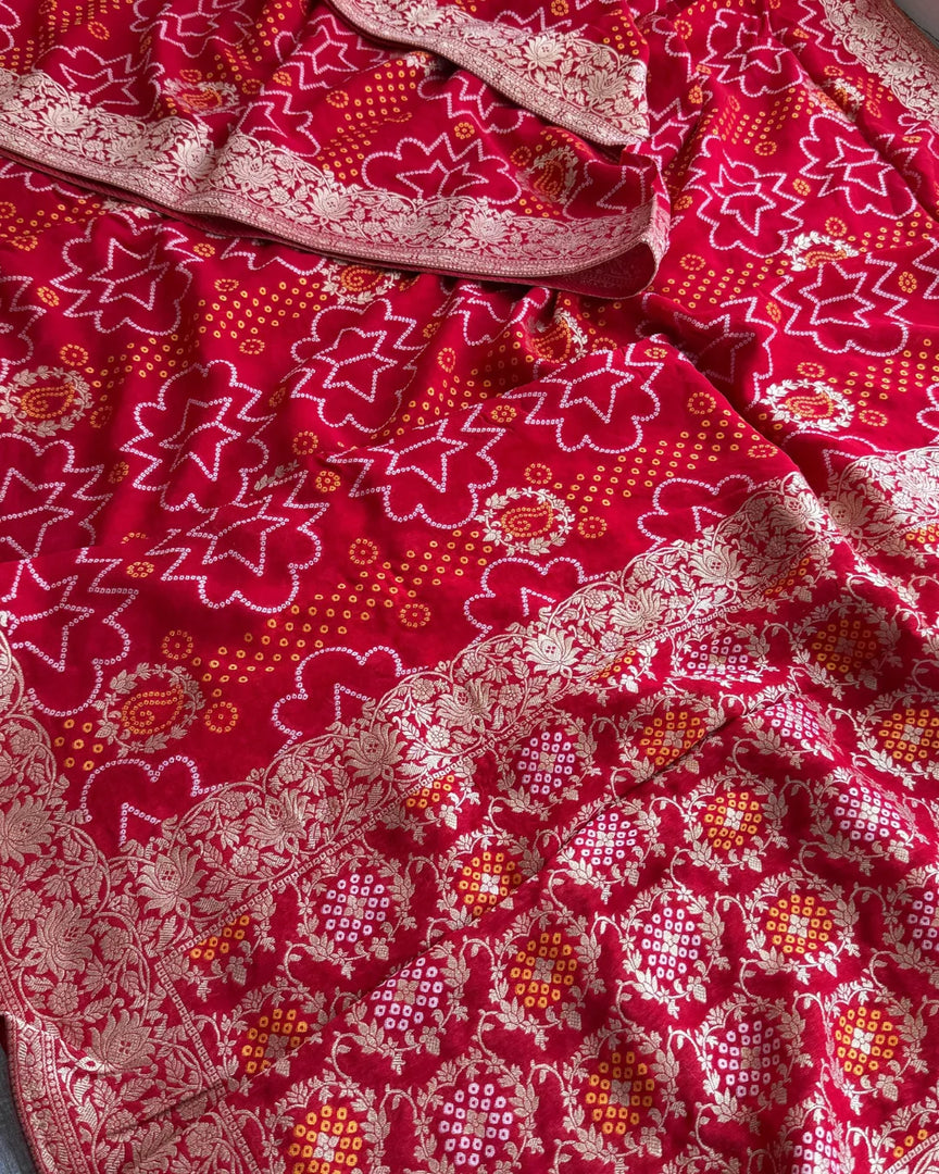 Pure Khadi Georgrette Trending Handloom Saree With Heavy Zari Weaving Minakari Saree